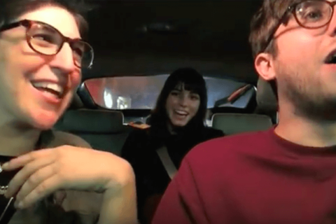 Driving with Mayim (VIDEO)