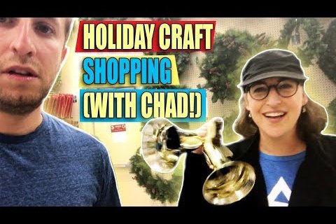 Holiday Craft Shopping (with Chad!)