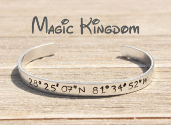 Magic Kingdom coordinates bracelet