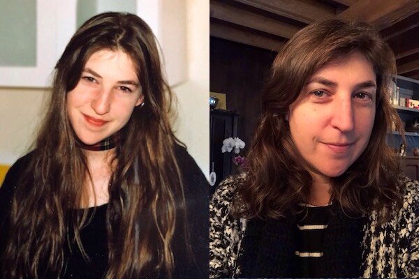 How Mayim Bialik s hair changed after having children