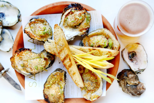 Sac-a-Lait Chargrilled Oysters