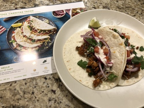 Pork Carnitas Tacos from HelloFresh