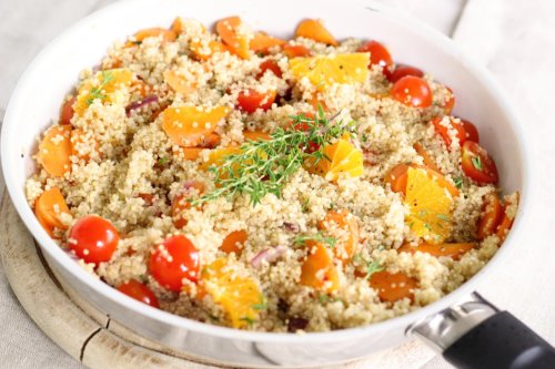 Vegan Quinoa and Vegetables Dish