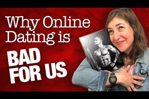Mayim explains why she thinks online dating is bad for us