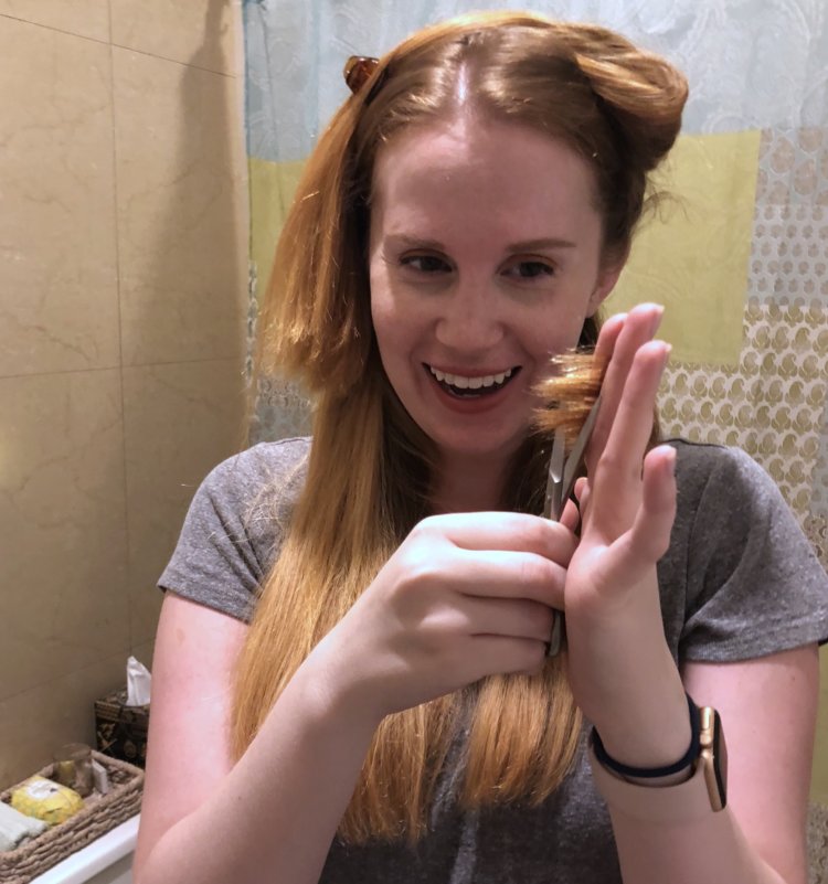 I attempted giving myself a haircut at home—here's what happened
