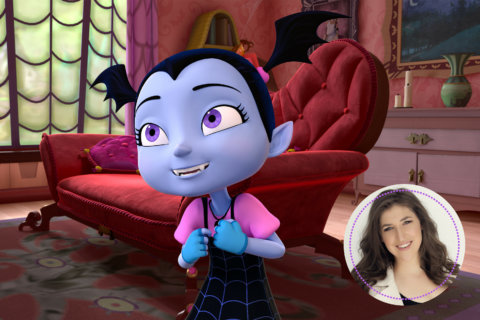 Mayim is guest voicing a character on ‘Vampirina’