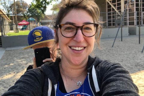 Mayim explains why she finally let her son get a cellphone