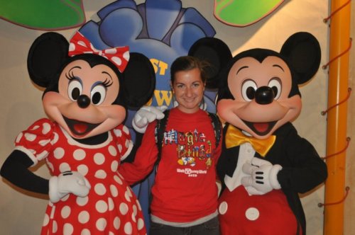 Mickey and Minnie Mouse at Walt Disney World
