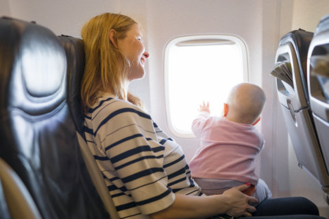 7 tips to make plane travel with a baby less scary