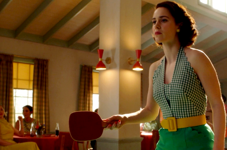 Mrs. Maisel in leisure suit